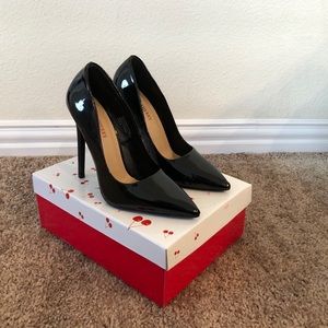 Black Patent Leather Pumps